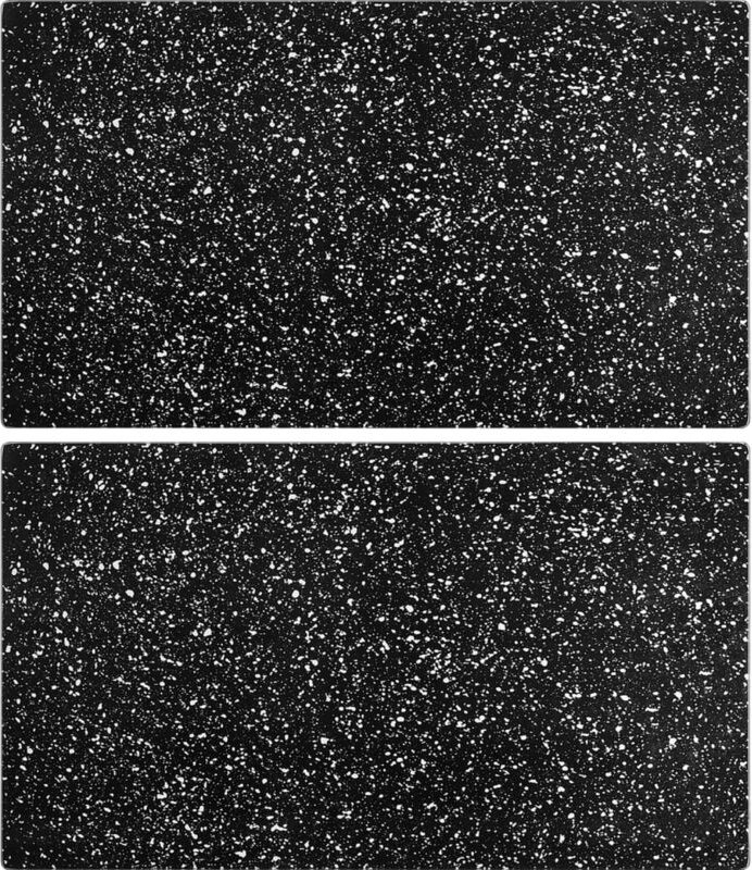 Schneidebretter 2 Stk. in Granitoptik Hartglas Vidaxl