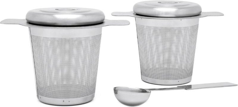 Thumbnail - Teefilter mit Teemaßlöffel Edelstahl 2er Set