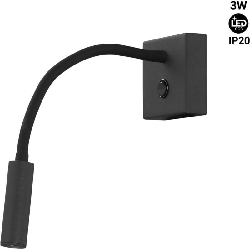 Wandleuchte mit LED-Leselampe 'hale' 3W