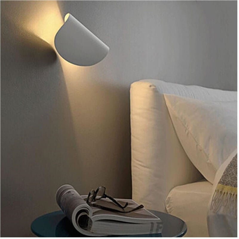 Trade Shop Traesio - Trade Shop - weisse metall-wandleuchte, G9-ANSCHLUSS, modernes design, IP20 32750 -