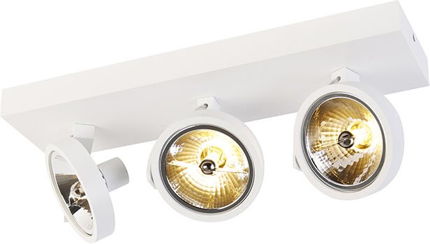 Designstrahler weiß verstellbar 3-flammig - Go