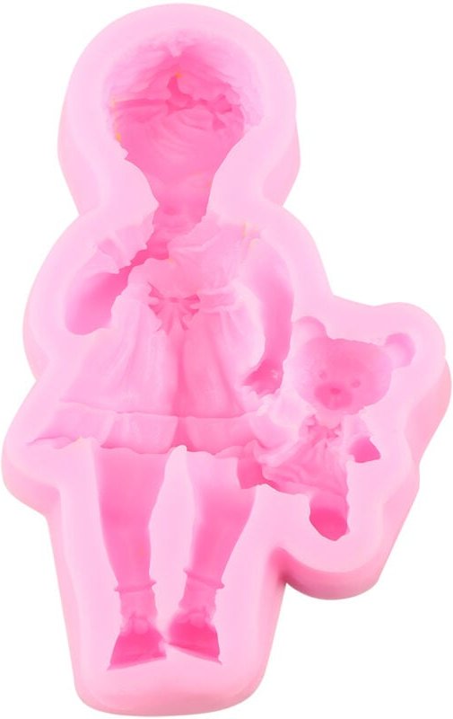 Fondant-Silikonform, 3D-Babykuchenform für Jungen und Mädchen, Schokoladen-Zuckerbastelform, Dekorationswerkzeug, DIY-Fo...