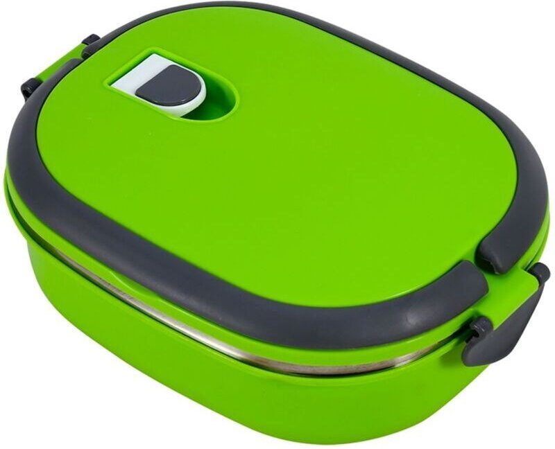 Isolierte Edelstahl-Lunchbox zur Aufbewahrung von Speisen, 1-lagig, grün