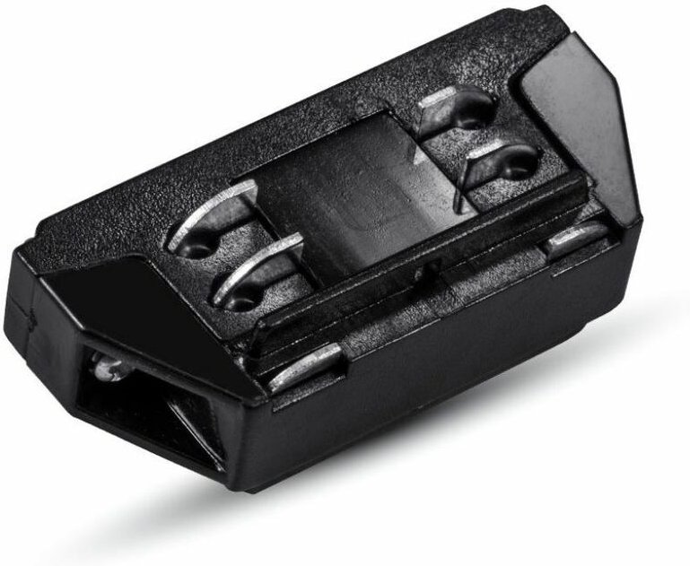 Aluminium-I-Verbinder für Dreiphasenschiene, Farbe Schwarz - V-tac