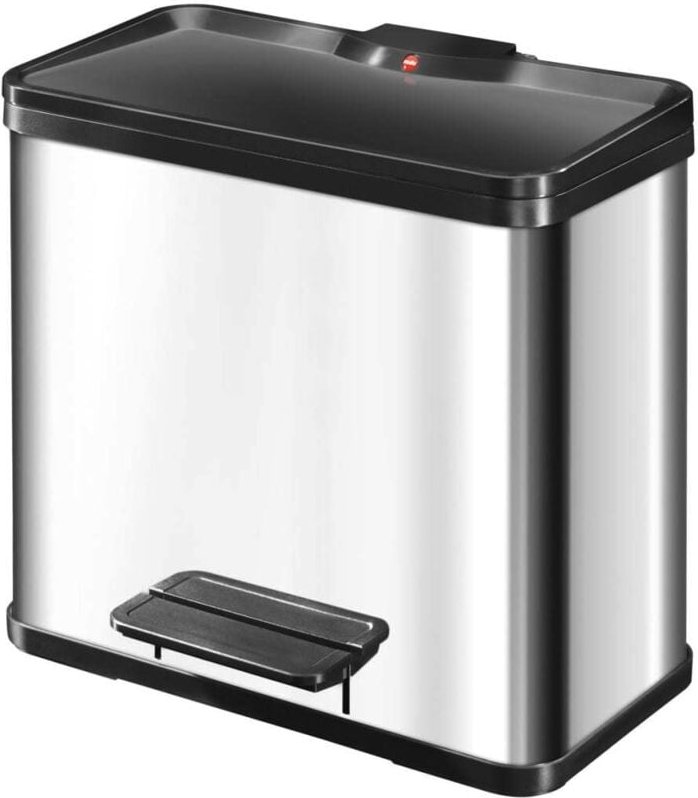 Tretabfalltrenner Öko Trio Plus l 0633-200 3x9l edelstahl - Hailo