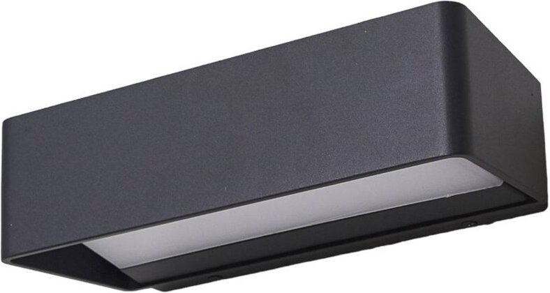 Lucande - led Wandleuchte außen 'Midvig' aus Aluminium von