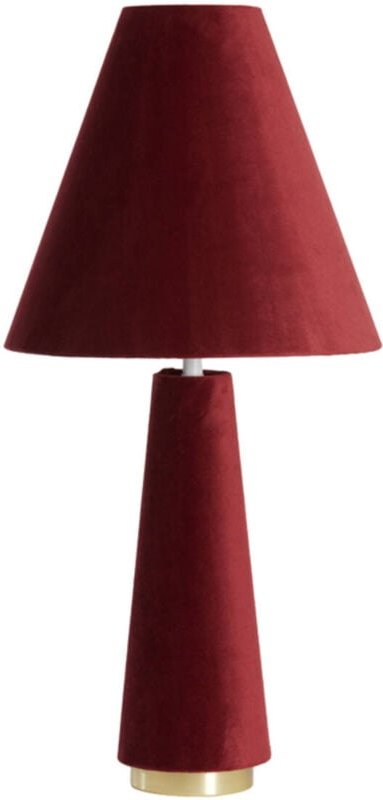 Tischlampe - Devia - rot - textil - stehlampe - - Light&living