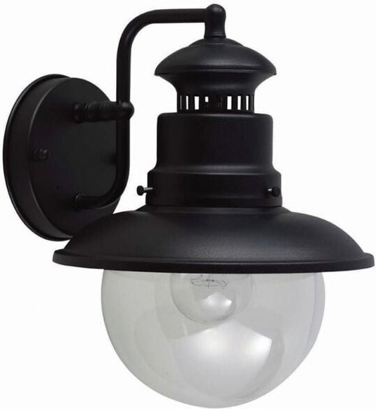 Elstead - Außenleuchte Wandlampe Laterne ALU-Guss Schwarz h 26,8 cm Veranda Balkonleuchte