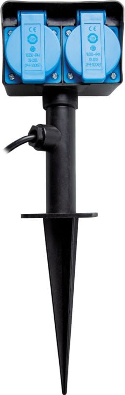 Schuko-Doppelgarten Matel IP44-Basispfahl