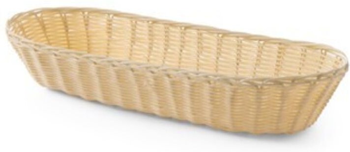 Hendi Ovaler Korb aus Polyrattan – für Brot, spülmaschinenfest