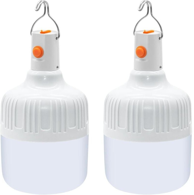 Stück LED Camping Laterne, USB Wiederaufladbare Campinglampe Leistungsstarke 500 Lumen Außenlampe, 3 Helligkeitsmodi, Tr...