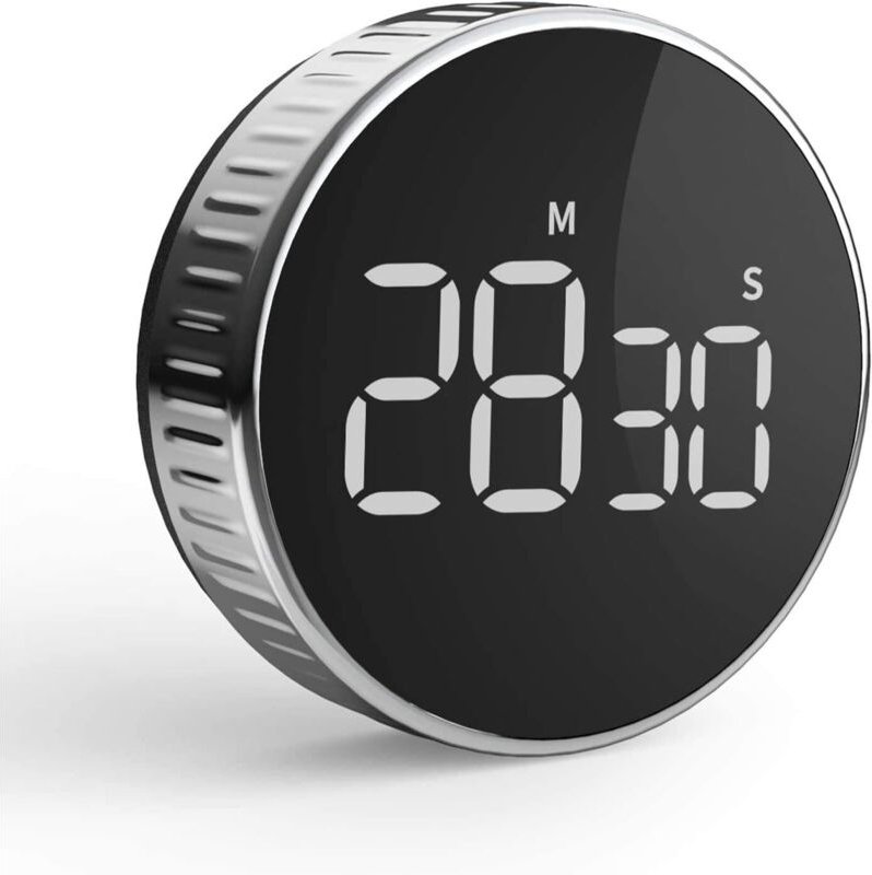 Digitaler Küchentimer mit Magnetständer, LCD-Küchenalarmanzeige, Eieruhr, perfekt zum Kochen, Backen, Lernen usw.
