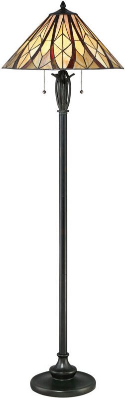 Victory Tiffany Stehleuchte, Valiant Bronze, E27 - Elstead