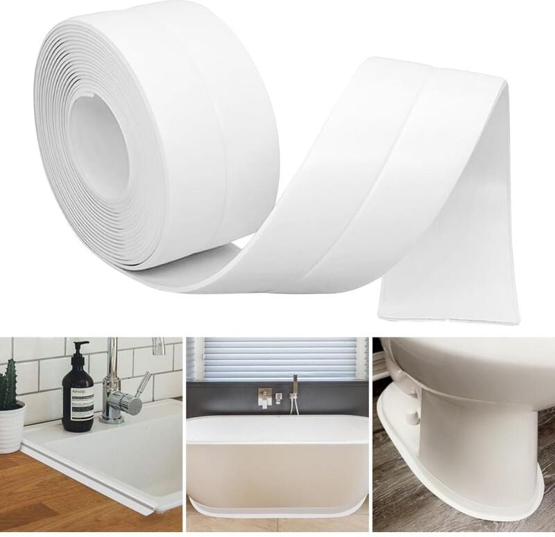 Selbstklebende flexible Sockelleiste 38 mm x 5 m, selbstklebende PVC-Sockelleiste, selbstklebende Sockelleiste – Winkel ...