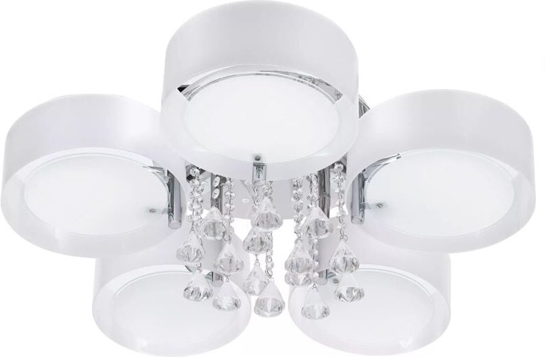 Thumbnail - LED Kristall Deckenleuchte Deckenlampe E27 Modern Kronleuchter Beleuchtung Wohnzimmer mit Fernbedienung
