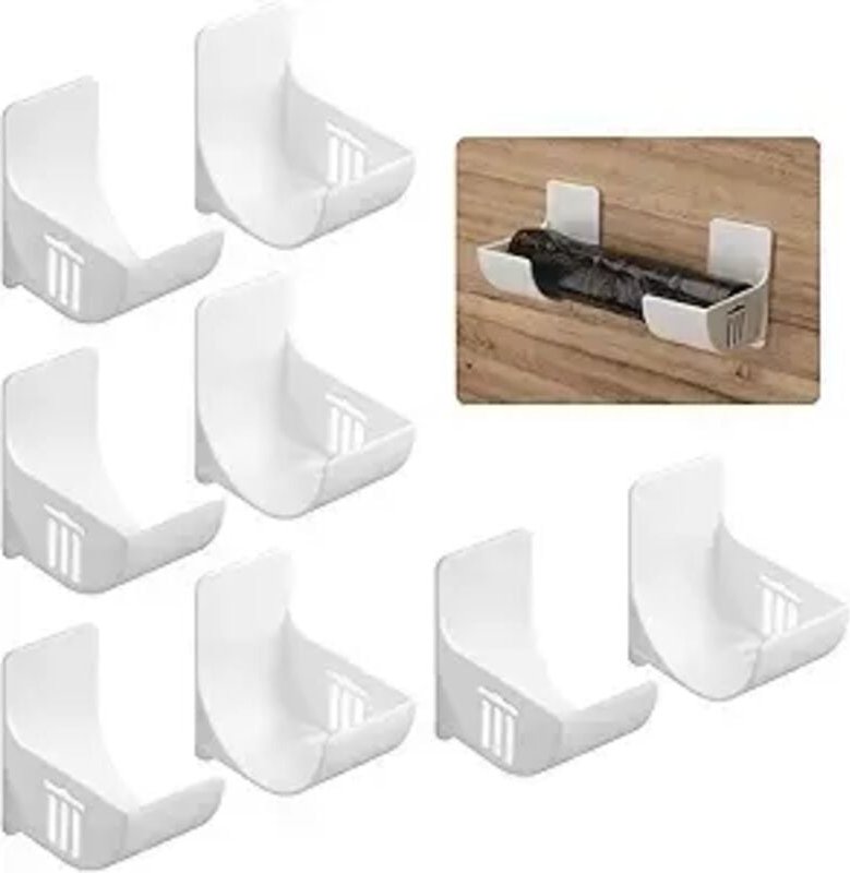 4-teilige Aufbewahrungsbox aus Aluminiumfolie, selbstklebende Aufbewahrungsbox für Wandregale, Küchenschranktüren, Kleid...