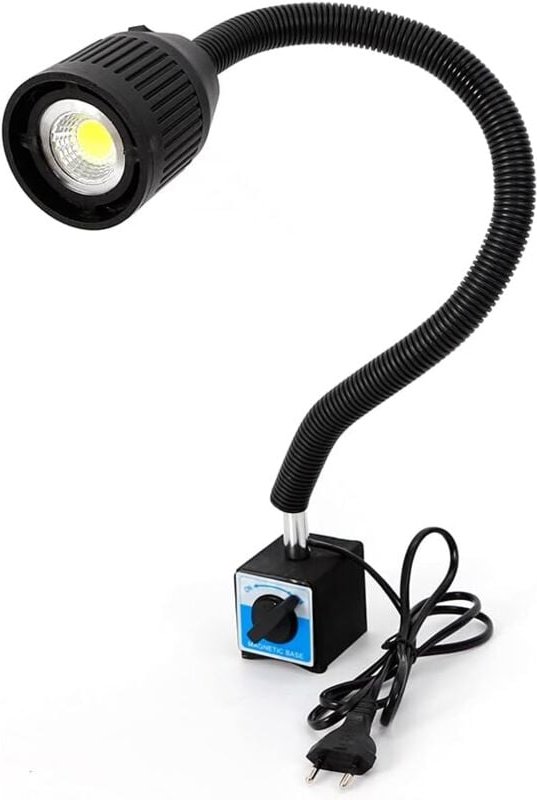 Drehmaschine Led Licht, Maschinenlampe led 110V-220V Drehmaschine Lampe 5W Flexibel Wasserdicht Arm Licht Base für Handw...