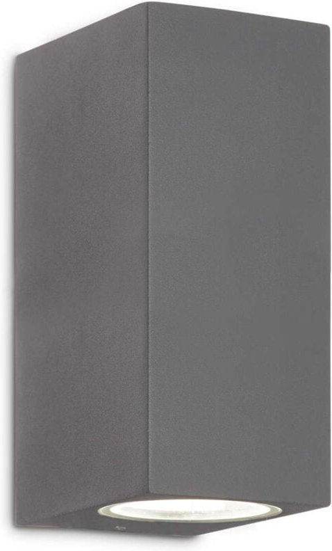 Ideal Lux - Up - 2 Licht Outdoor Up Down Wandleuchte Anthrazit IP44, G9