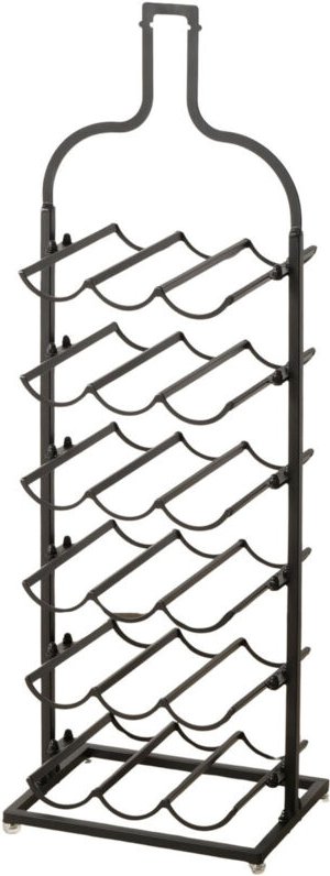 Thumbnail - Boltze Gruppe - Weinregal botella aus Metall in Flaschenform, h. 91 cm