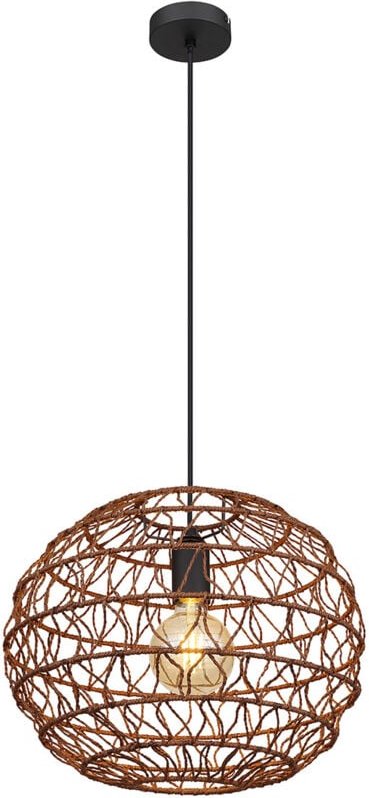 Globo - hängeleuchte - Senni - braun - metall - Ø 39cm - E27 -