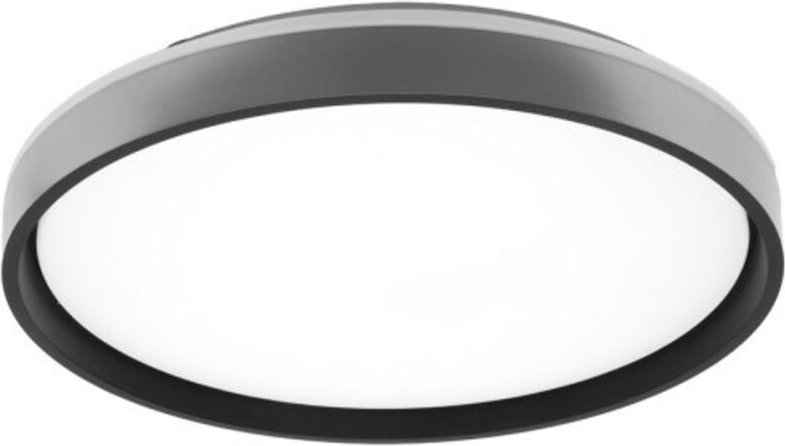 Morgan - deckenleuchte 60w 3000-4200-6500k silber/schwarz 7,5x50x50cm 5400lm c/remote