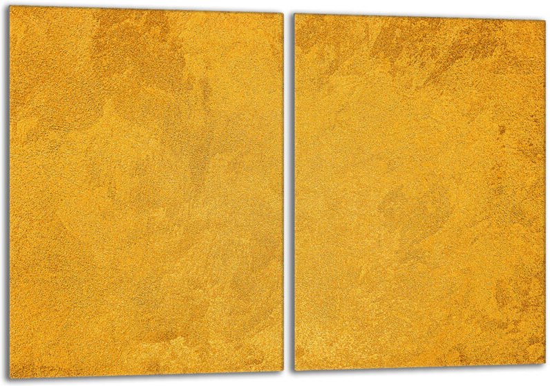 Glasschutzplatte für Herd 2x40x52 Gold