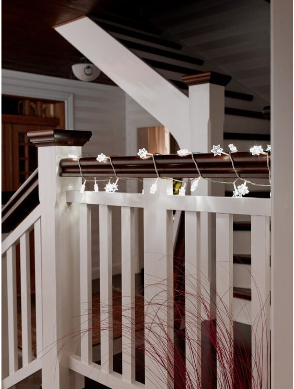 Konstsmide 4090-103 Motiv-Lichterkette Stern Innen netzbetrieben Anzahl Leuchtmittel 24 LED Warmwei