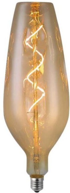 Thumbnail - V-tac - LED-Lampe E27 4W B125 Spiralfilament Rauchglas Warmweiß