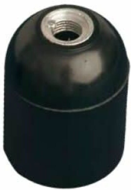 GSC - Lampenfassung E27 glatter schwarzer Bakelit 2201262