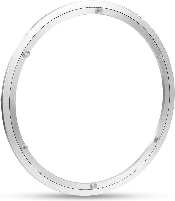 CCYKXA Drehteller aus Aluminiumlegierung, robustes Drehtablett, Lazy-Susan-Lager, leichtgängige Drehplatte für runde Ess...