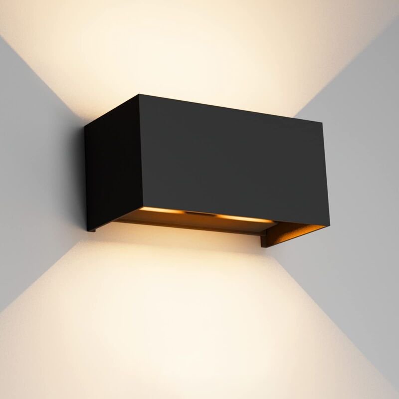 24-W-LED-Wandleuchte, 3000 K, Außenbeleuchtung, IP65, Warmweiß