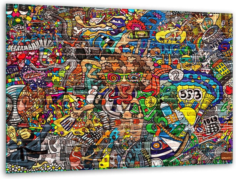 Glashakkungsbrettänder 40x30 Mosaik