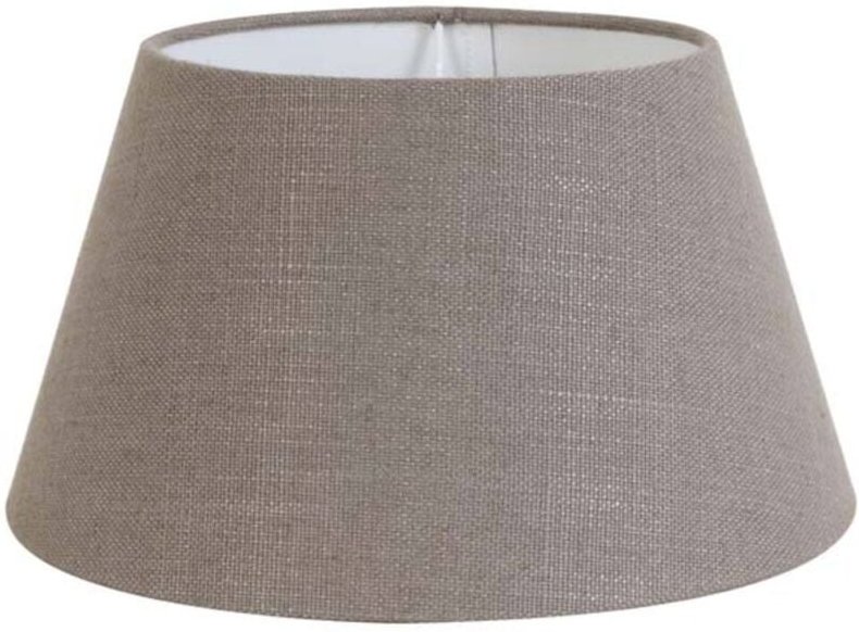 Lampenschirm - Livigno - braun - textil - ø 19cm - Light&living
