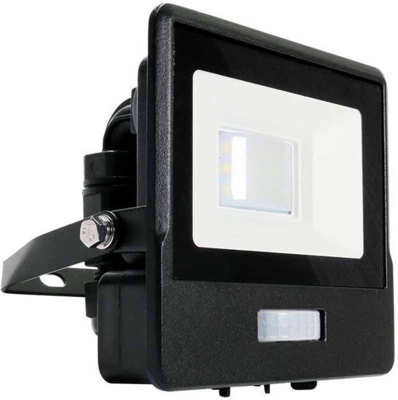 Thumbnail - LED-Flutlichtstrahler mit PIR-Sensor - Schwarz - Samsung - IP65 - 10W - 735 Lumen - 4000K - 5 Jahre