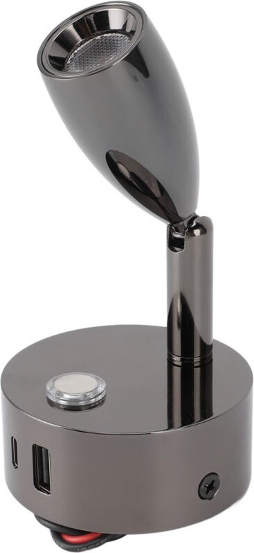 RV-Leselicht, matter USB-Anschluss, 3 Farbtemperaturen, dimmbarer Touch-Schalter, Nachttisch-Leselampe, Wandleuchte für