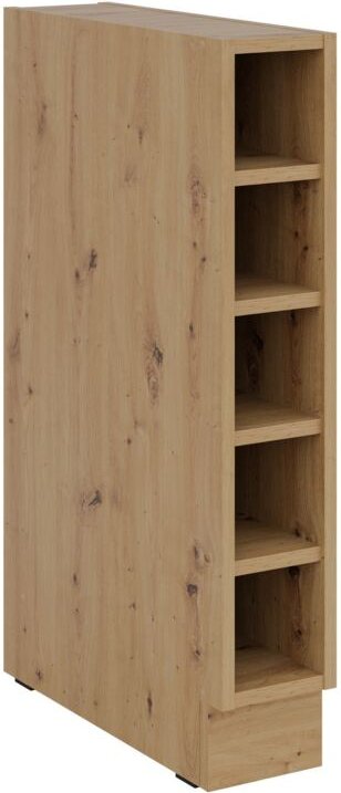 Küchen Preisbombe - Unterschrank Regal 15 cm Eiche Artisan Küchenzeile Küchenblock Küche