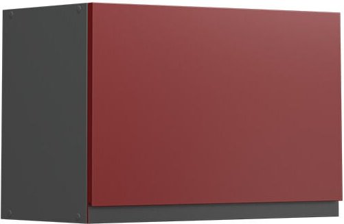 Hängeschrank R-Line, Rot, 60 cm J-Shape, flach Vicco