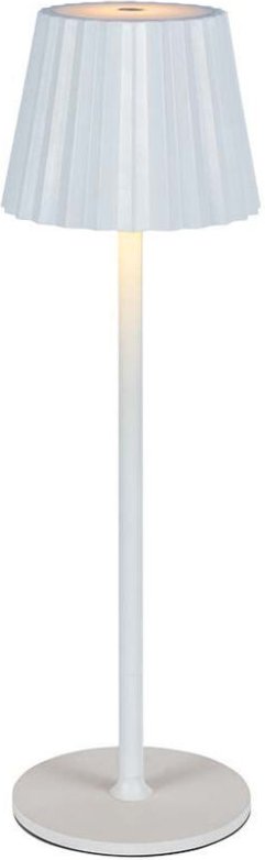V-tac - led Tischleuchte 1,5W 115370mm usb wiederaufladbar Touch cct 3in1 Weiß