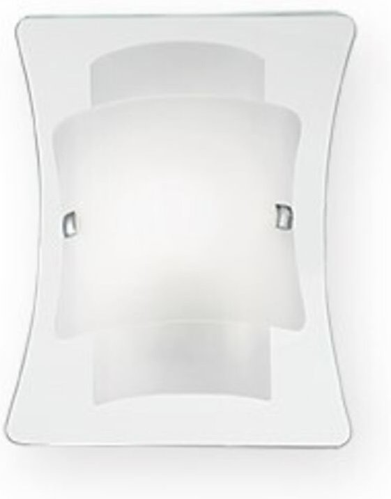 Triplo - 2 Light Indoor Large Wandleuchte Glas, E27 - Ideal Lux