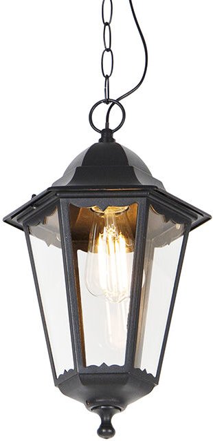 Klassische Außenhängelampe schwarz IP44 - Havanna