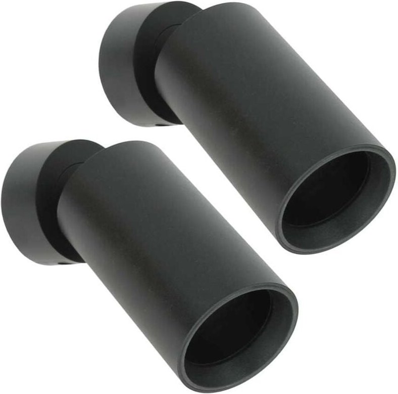 Set aus 2 jefferson black GU10 Wandleuchten oder Strahlern