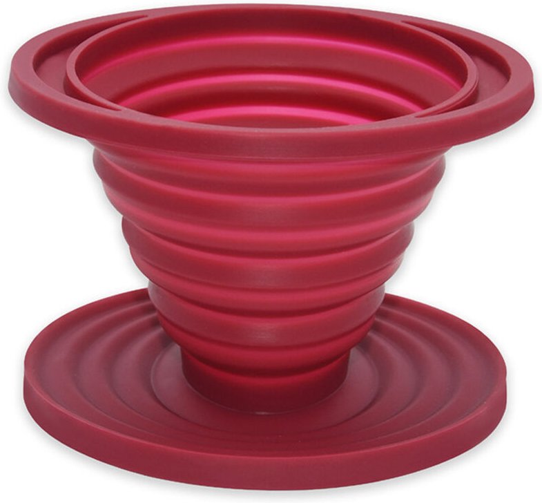 SHINING HOUSE Zusammenklappbarer Camp Pour Over Kaffeetropfer für Camp, wiederverwendbarer Silikon-Kaffeefilterhalter fü...