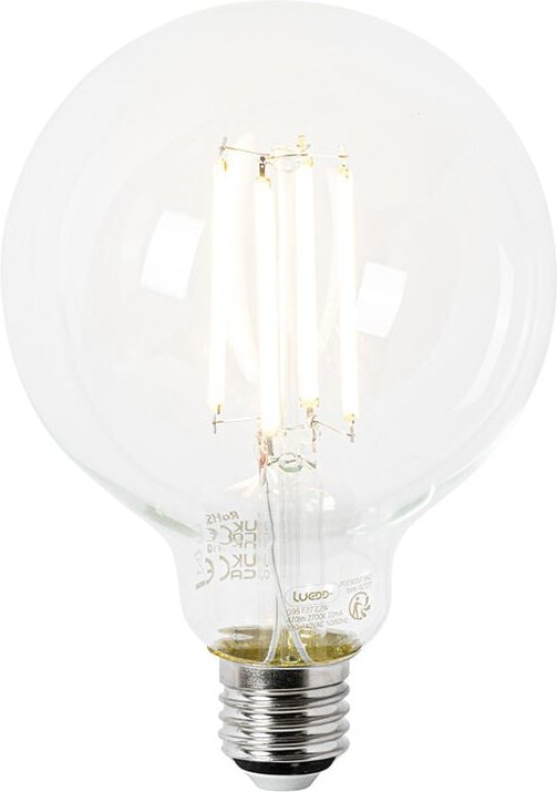 E27 LED-Lampe G95 klar 2,2W 470 lm 2700K