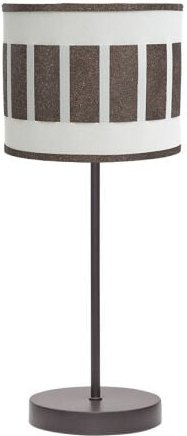 Ivanna tischleuchte 1xe14 braun/weiß-rost 43x17x17 cm