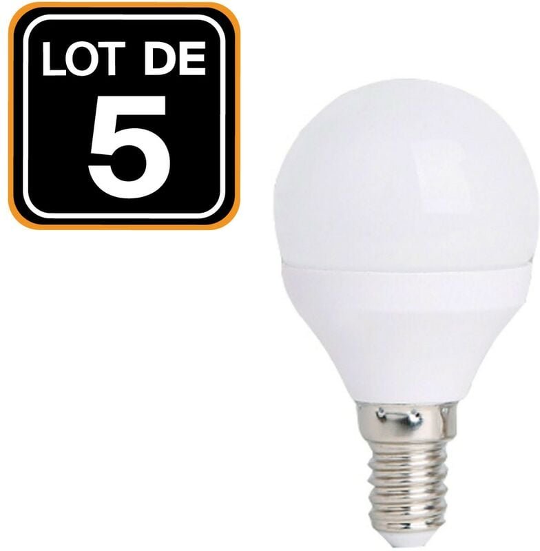 5er- LED-Glühbirnen 4W E14 Warmweiß