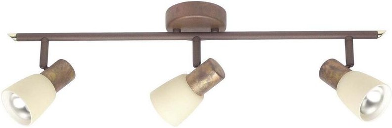 BRILLIANT Lampe Luca Spotrohr 3flg altkupfer/champagner 3x R50, E14, 40W, geeignet für Reflektorlampen (nicht enthalten)...