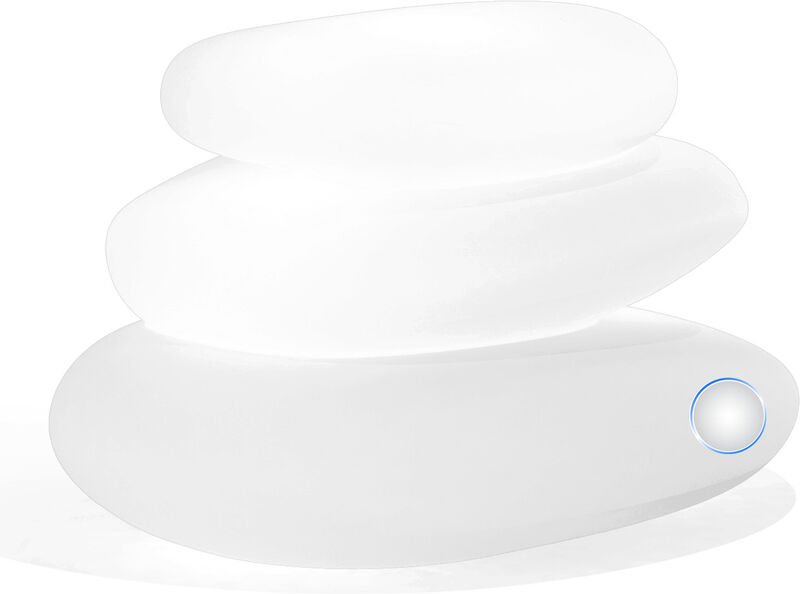 Gartenmöbelzubehör Lampe 75X62X47 h mod. Eden Bright Weisse Lampe