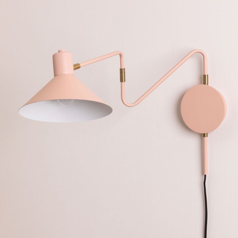 Lizz Wandleuchte Hellrosa - Sklum