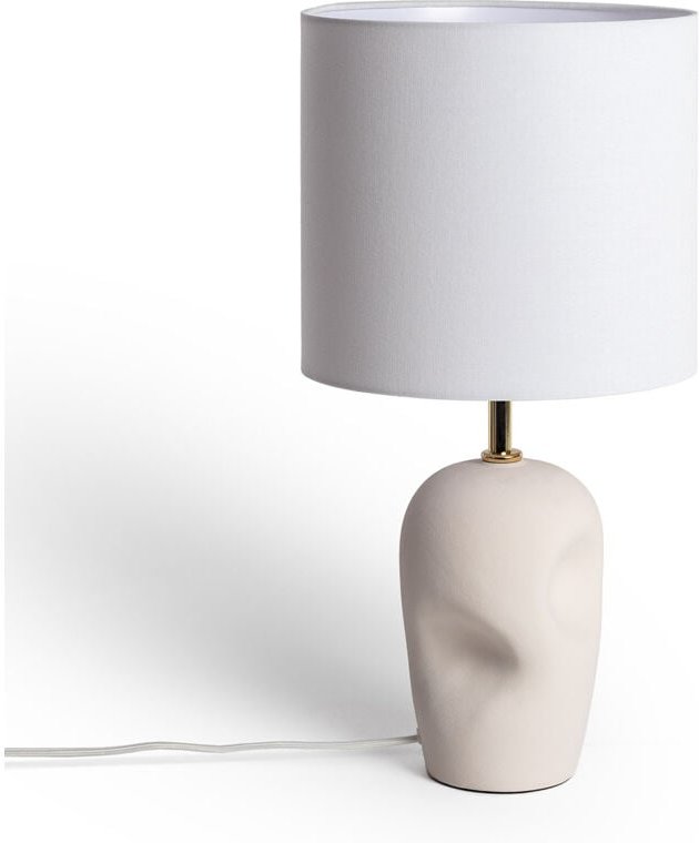 Ledkia - Tischlampe aus Keramik Barta Weiß