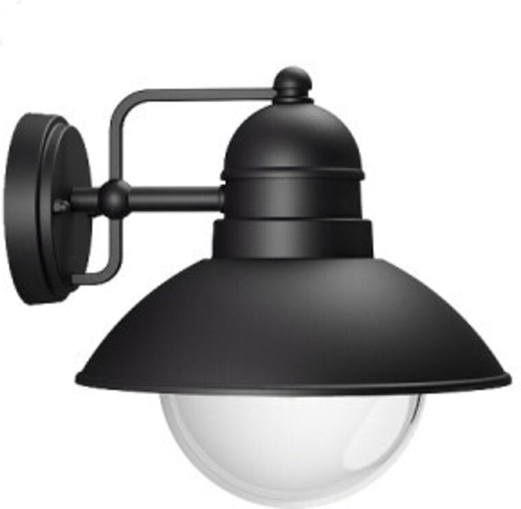 Außenlampe mygarden schwarz farbe 60w 1723730pn 17237/30/pn